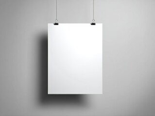 white paper on a wall