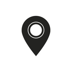 Map pin icon set, pin location icon vector illustration