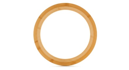 Obraz premium Round bamboo ring fitness