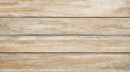 Fototapeta premium Light brown wooden planks form a smooth surface, displaying subtle grain patterns and natural colors. This texture offers a warm and inviting appearance ideal for various creative applications.