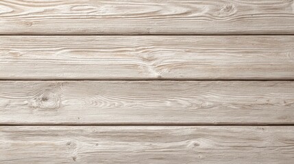 The surface features a series of parallel wooden planks showcasing a light finish and soft grain patterns. Sunlight highlights the texture, creating an inviting atmosphere.