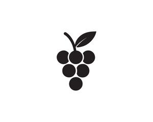Grapes icon vector design illustration
