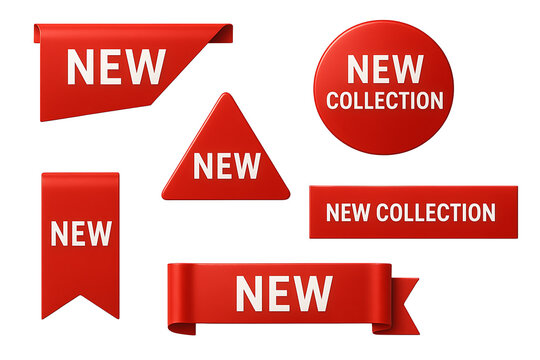 Red New Collection and New Labels for Promotions