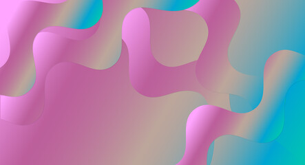 Abstract fluid art with soft pink teal and yellow blending in a dreamy gradient background