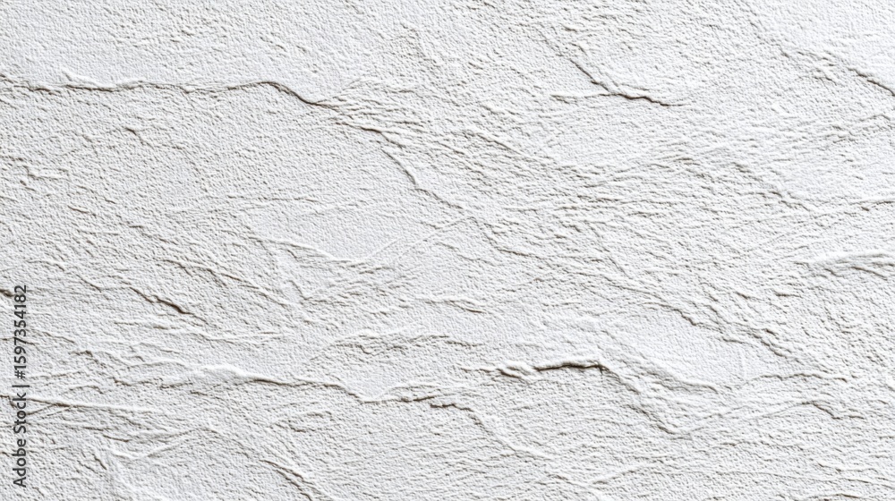 Aufkleber a textured white wall showcases intricate patterns and soft shadows, creating a minimalist look in a