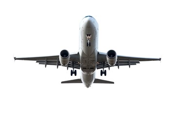 Fototapeta premium Commercial plane take off transportation airplane flight.