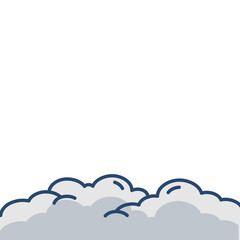 Cloud Comic Footer