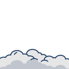 Cloud Comic Footer