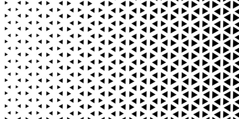  Abstract geometric gradient background .Black and white halftone triangles pattern Vector illustration abstract technology.
