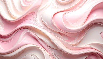 Obraz premium Abstract swirl of pale pink and cream