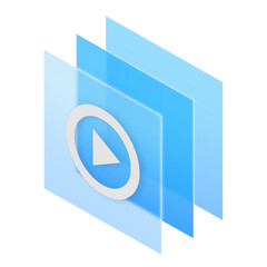 Database Folder Glassmorphism Frosted UI Icon Sign and Symbol Design Illustrator Png Svg