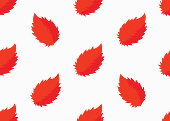 Obraz premium seamless pattern with autumn leaves