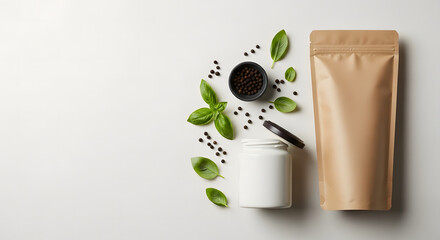 Herbal ingredients and packaging for natural product formulation and design