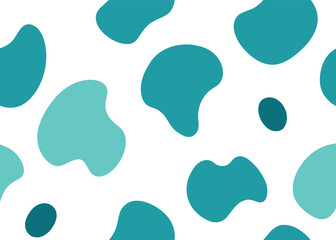 seamless pattern with blue and white circles