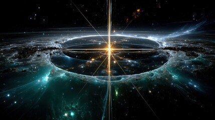 Cosmic Portal: Luminous Gateway to Infinite Realms