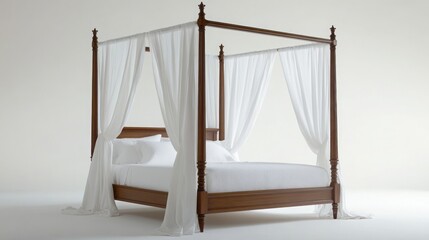 white bed in a bedroom