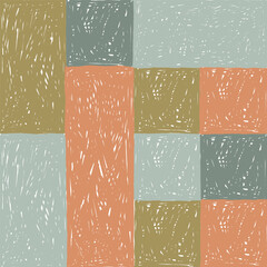 Seamless Patchwork Seamless Hand Drawn Pattern