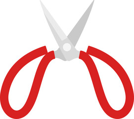 fabric scissors vector for tailors