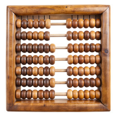 old wooden abacus