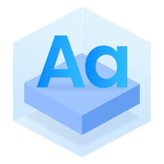 3D Box Rectangle Glassmorphism UI Icon Sign and Symbol Design Illustrator Png Svg