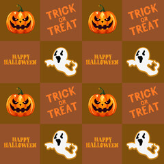 halloween seamless pattern