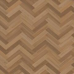 Fototapeta premium Light brown herringbone wood flooring seamless pattern. Interior design element showcasing detailed wood grain texture.