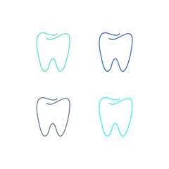 Dental Clinic, Dentist Tooth Logo Sign Symbol
