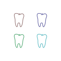 Dental Clinic, Dentist Tooth Logo Sign Symbol
