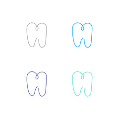 Dental Clinic, Dentist Tooth Logo Sign Symbol

