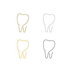 Dental Clinic, Dentist Tooth Logo Sign Symbol
