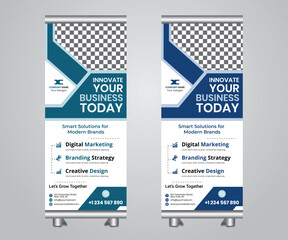 Corporate Roll-Up Banner Template for Business Promotion