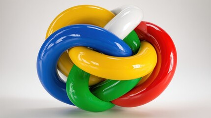 Abstract colorful knot (2)