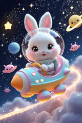 bunny in space