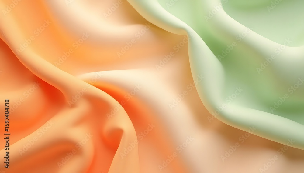 Fototapete pastel color fabric swirls softly creating a pleasing abstract background