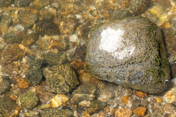 stones in water