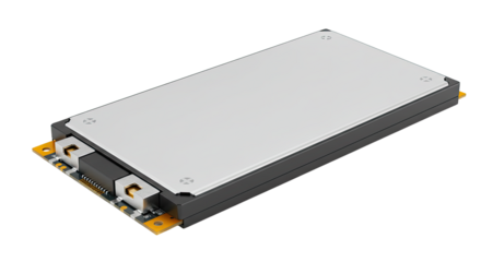 Modern Battery Pack with Circuit Board.