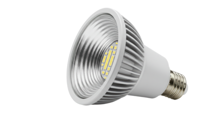 Modern LED Light Bulb Isolated 3.