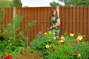 All smiles in the garden.