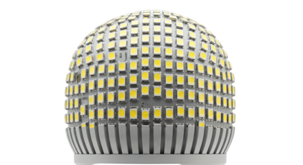 Modern LED Light Bulb Technology.