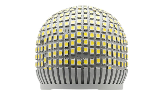 Modern LED Light Bulb Technology.