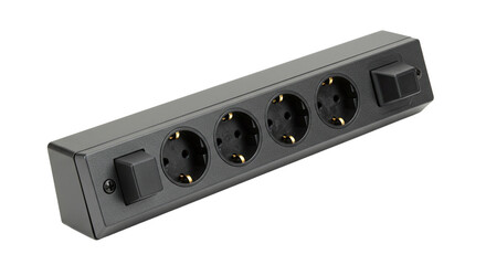 Obraz premium Modern MultiOutlet Power Strip with Switch.