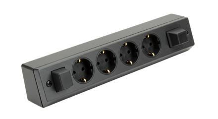 Modern MultiOutlet Power Strip with Switch.