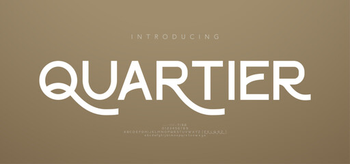 Minimal modern luxury logo alphabet font. Typography abstract sans serif technology, electronic, movie, future, creative brand logos fonts. vector illustration