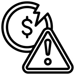 Financial Crisis Icon