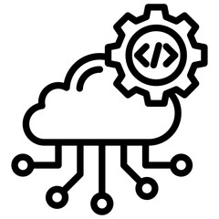 Cloud Programming Icon