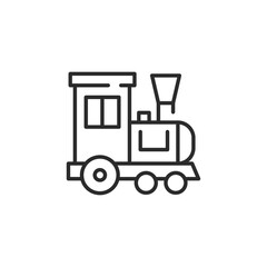 Train icon. Simple train icon for social media, app and web design. Vector illustration