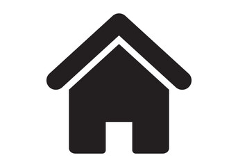 Home button icons set. Home page icon. Simple house symbols. Building icon. Vector illustration.
