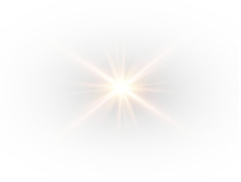 Dramatic Star Scene with Stadium Lighting Effects png - Powered by Adobe