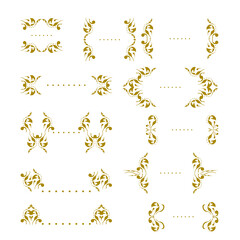 Elegant Ornamental Frame Set – Editable Decorative Borders for Invitations, Certificates, and Luxury Designs