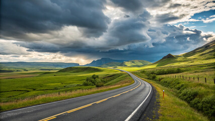 Fototapeta premium road in the mountains